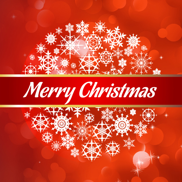 Free Vector Christmas Card