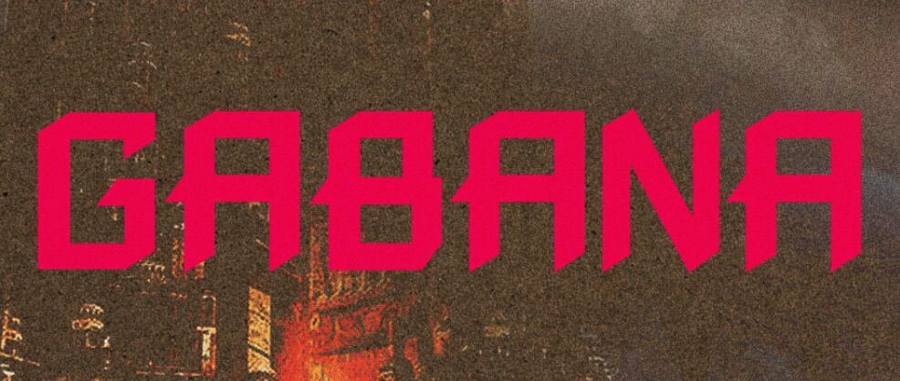 Gabana Bold and Edgy Typeface
