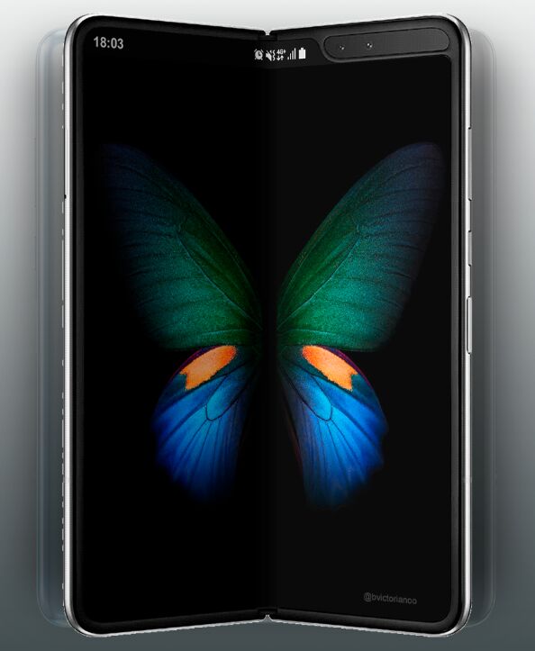 Galaxy Fold PSD Mockup