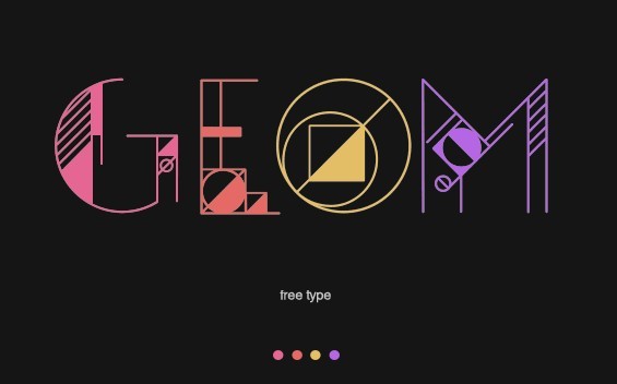 GEOM Display Typeface