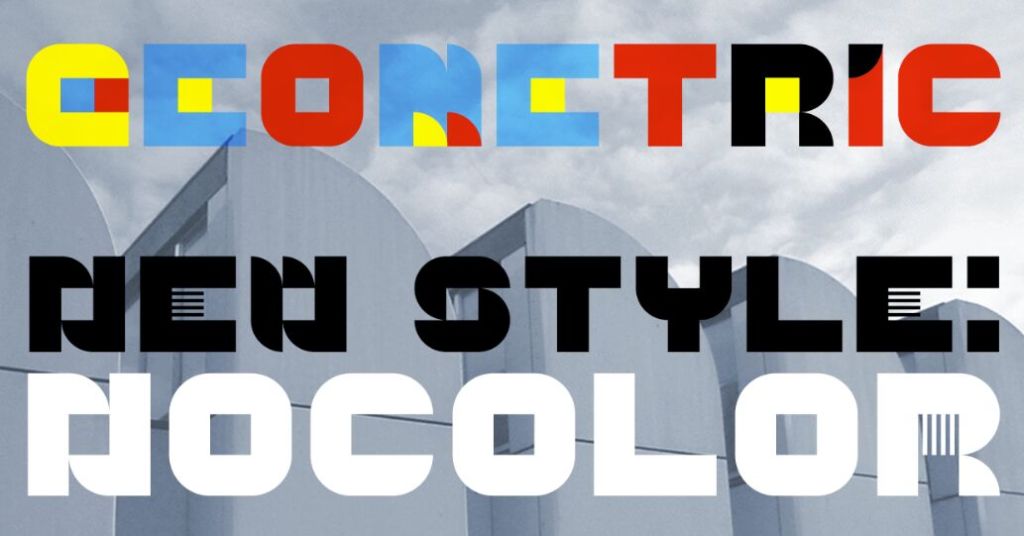 Geometric NoColor Font