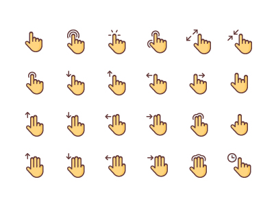 Gesture Icon Set