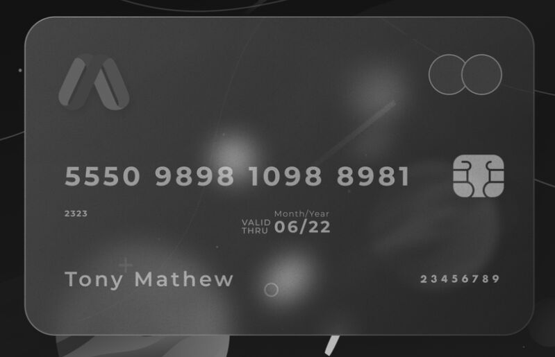 Glass Credit Card Mockup