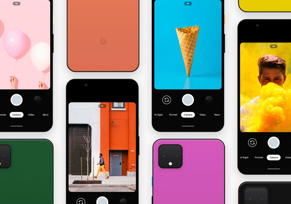 Google Pixel 4 Free Mockup