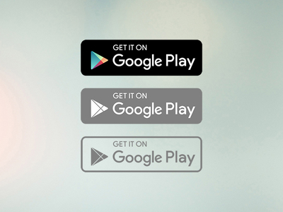 Google Play Badge Vector Freebie
