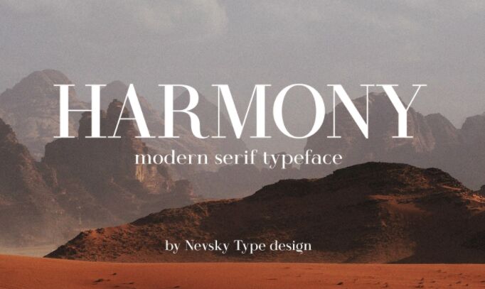 HARMONY Typeface