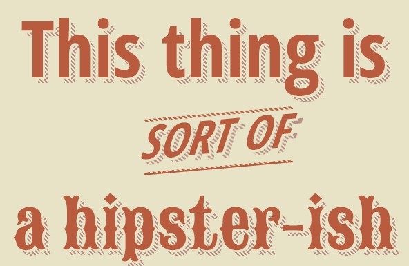 Hipster-Ish Text Dashed Shadow Effect With Pure CSS3