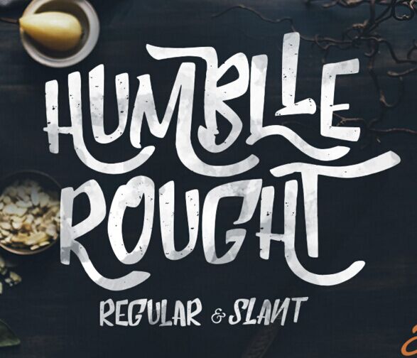 Humblle Rought Free Font
