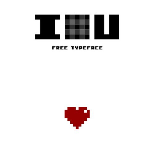 I PIXEL U - Free Typeface