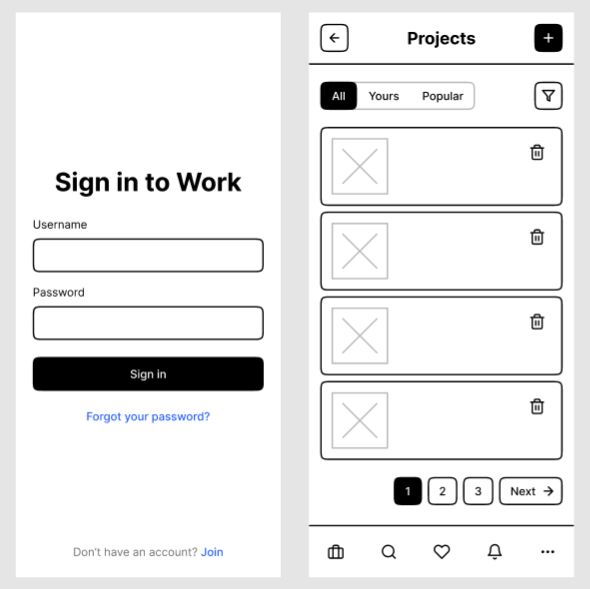 Impakt Wireframe Kit