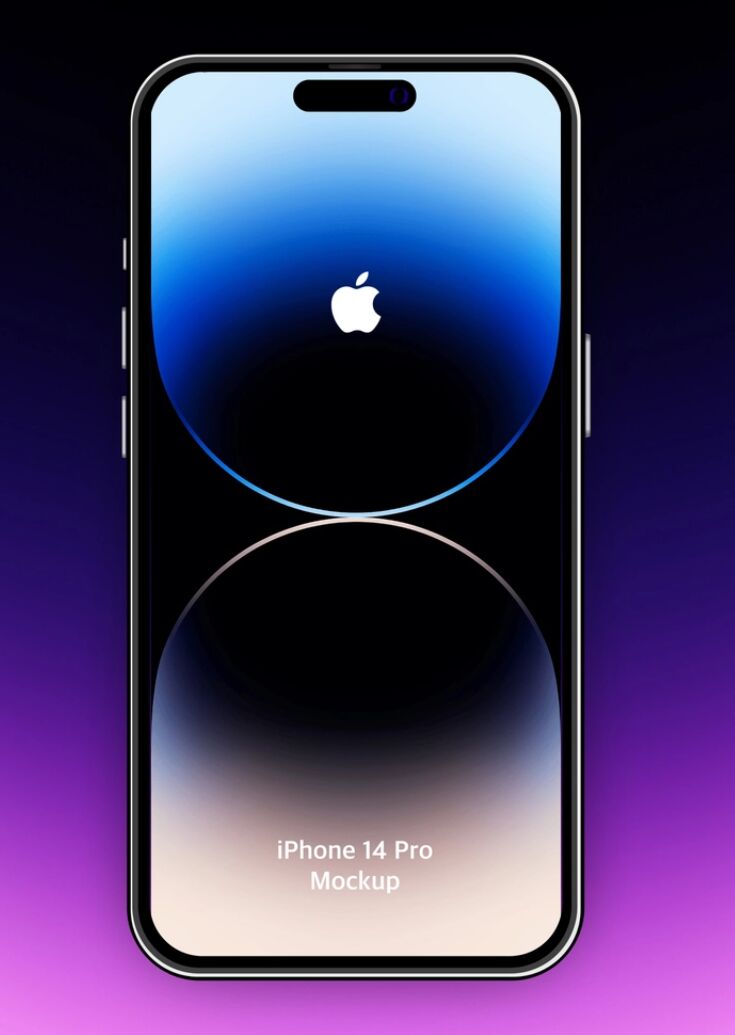 iPhone 14 Pro Free Mockup PSD