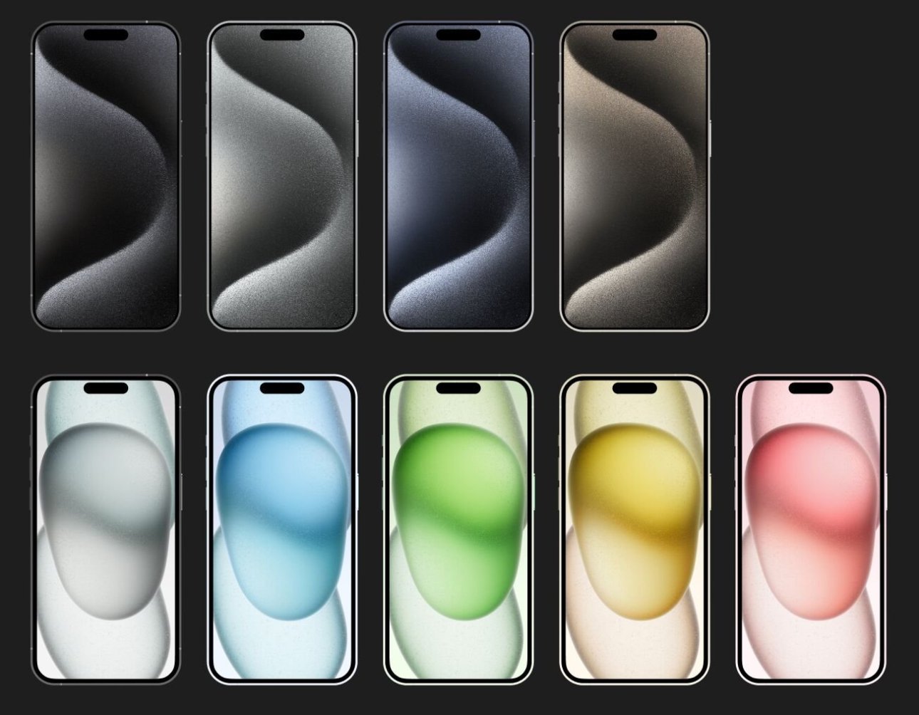 iPhone 15 Pro Max mockup and Wallpapers