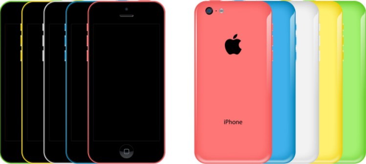 iPhone 5C free vector