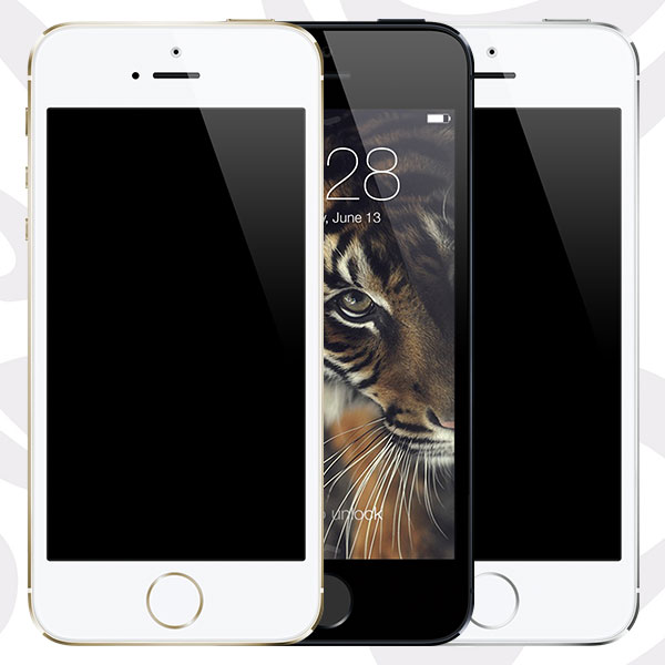 iPhone 5s ( Gold - Black - Silver ) [PSD]