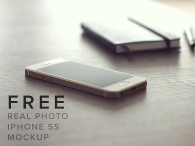 iPhone 5S Real Photo Mockup