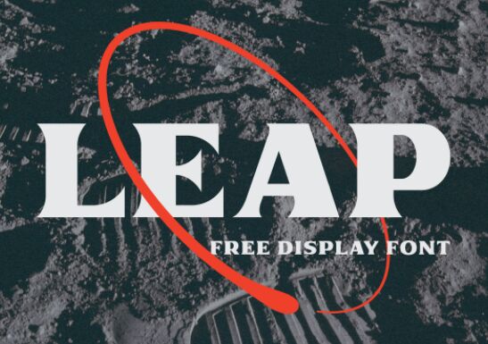 Leap Free Display Font