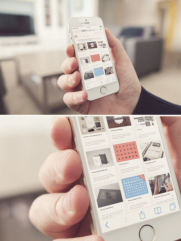 Living Room iPhone 5S MockUp