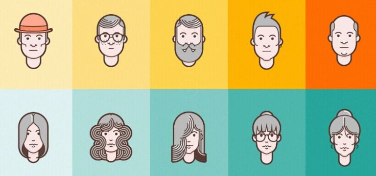 material-design-flat-avatar-set