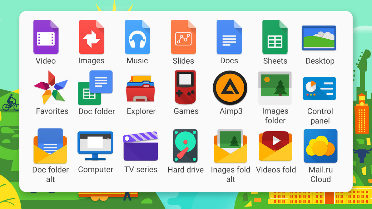 Material icons for PC
