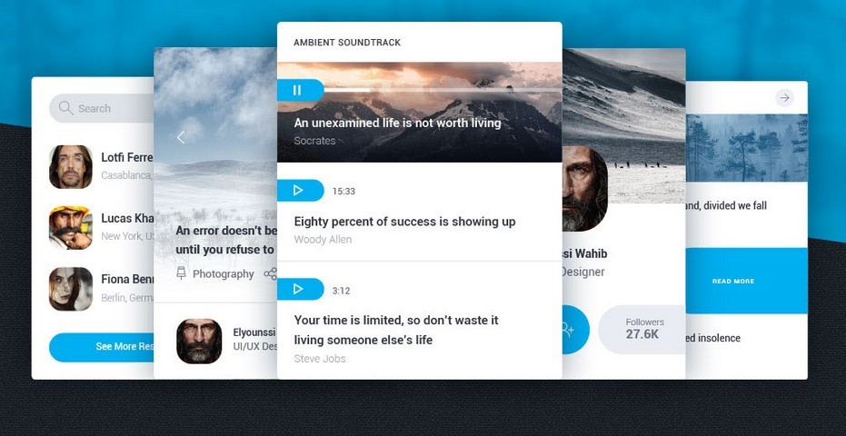 Mayssam Free UI Kit