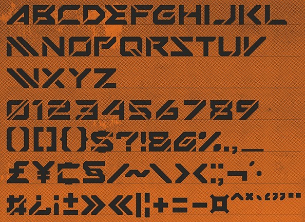 Mechsuit Typefont
