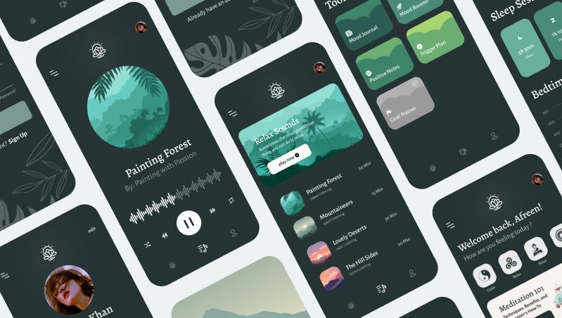 Medic Meditation iOS App Freebie