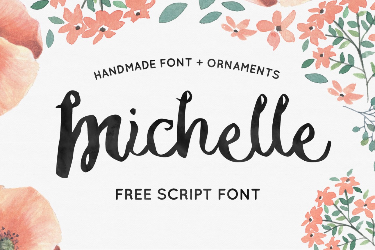 Michelle Free Handmade Script Font