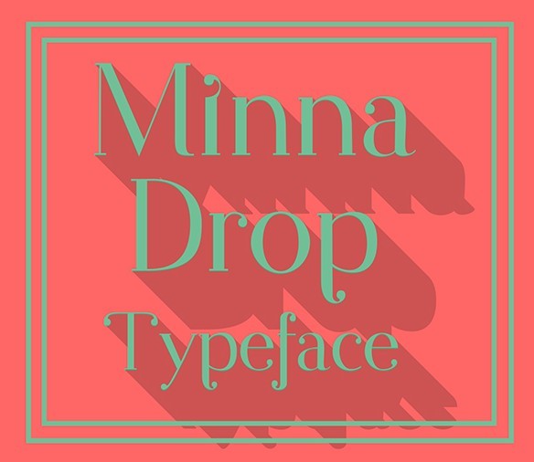 Minna Drop Free Typeface