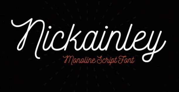Nickainley free font