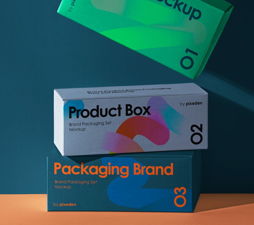 Packaging Product Psd Mockup Boxes