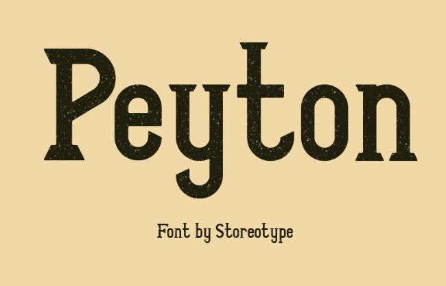 PEYTON Font