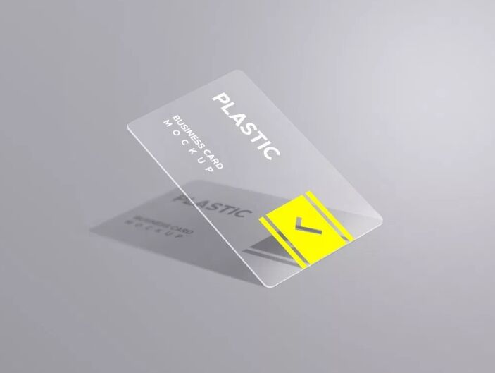 Plastic Business Card Mockups