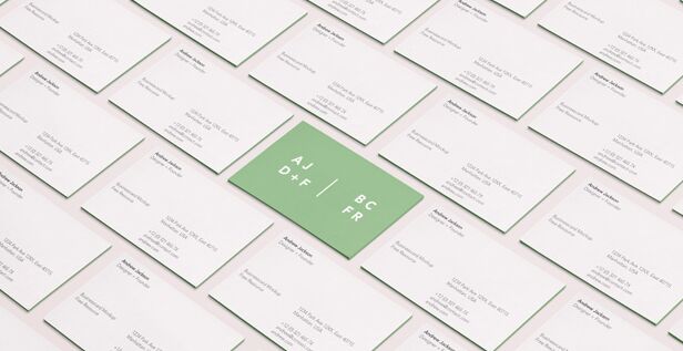 Psd Business Card Mock-Up Vol37