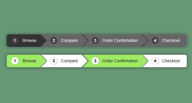 Pure CSS3 Breadcrumbs Navigation