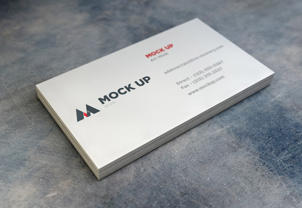 Realistic Business Card MockUp