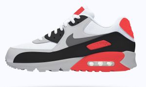 Realistic Nike Men's Air Max 90 PSD Mockup