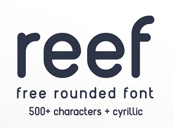 REEF - Free Round Font