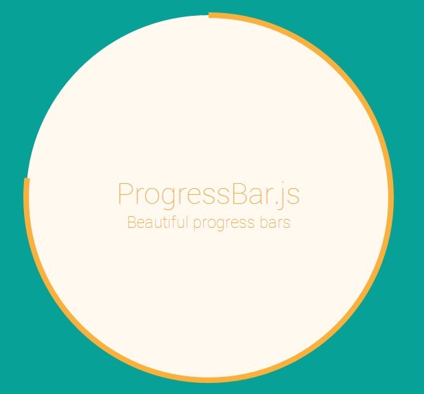 Responsive Progress Bar with SVG Path Animations - Progressbar.js