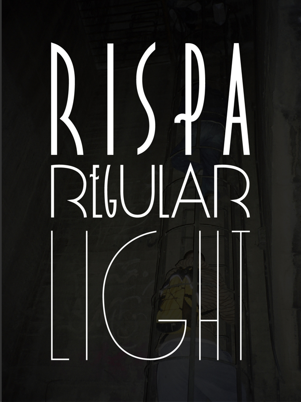 Rispa Regular Typeface