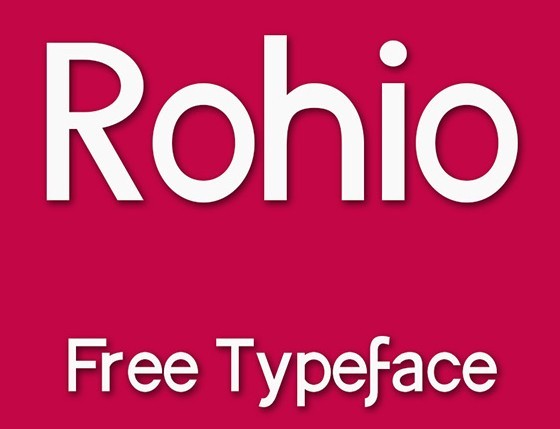 ROHIO Free Typeface