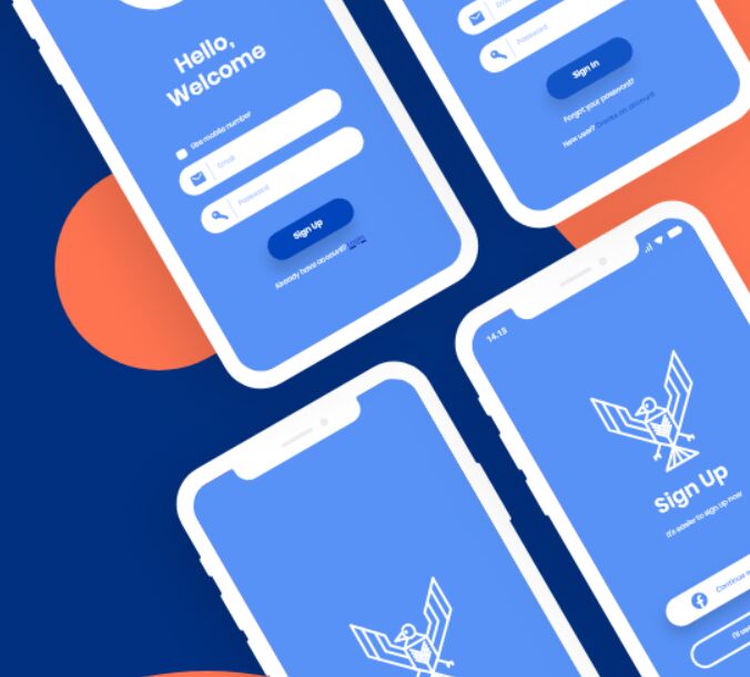 SignUp UI Mobile App