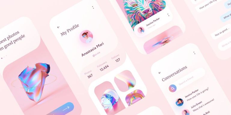 Social Mobile App UI Kit