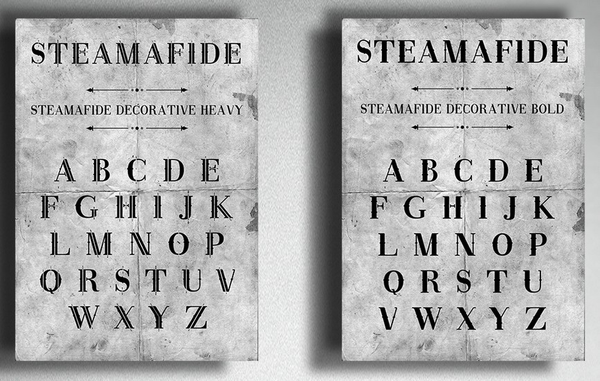 STEAMAFIDE Font Family