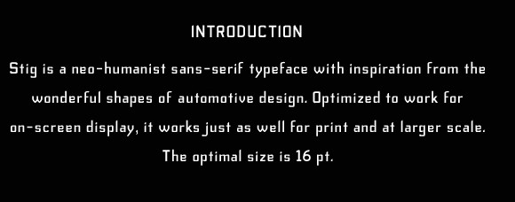 Stig - Handmade Typeface