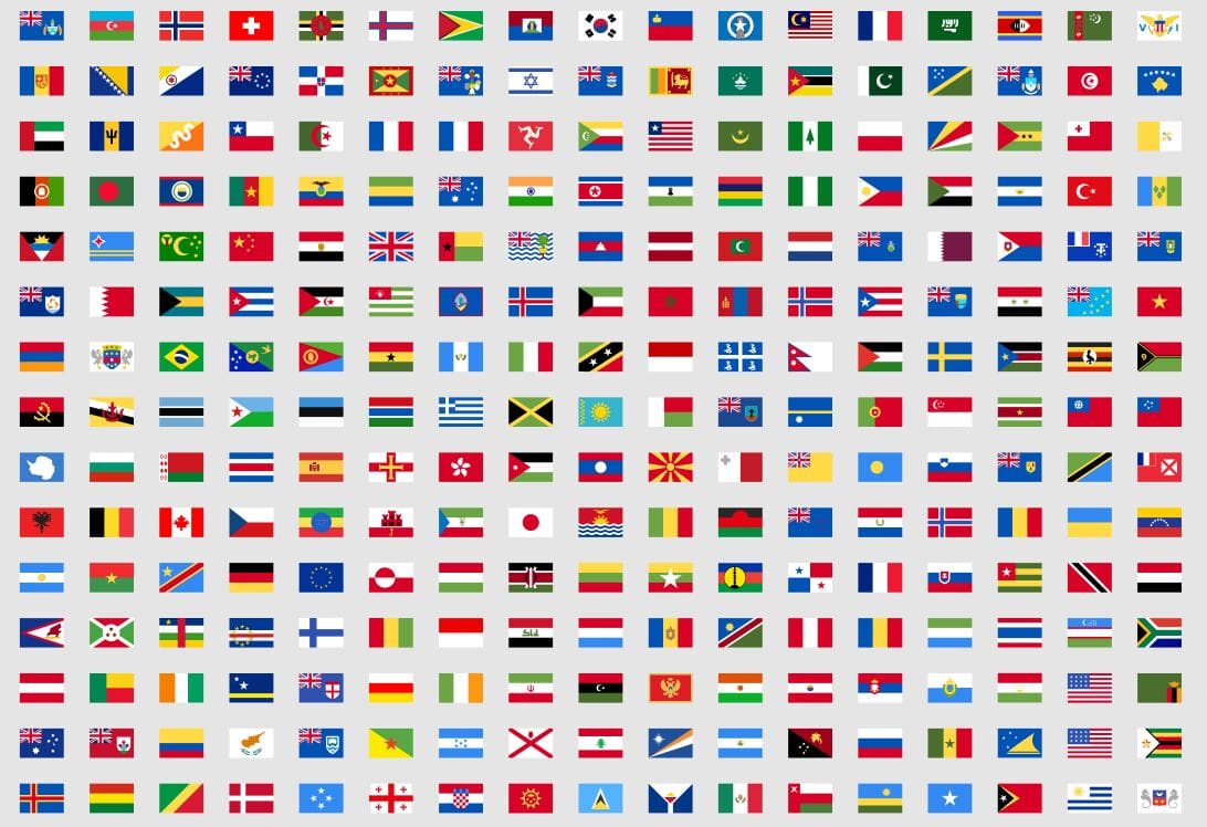 SVG Country Flag Icons