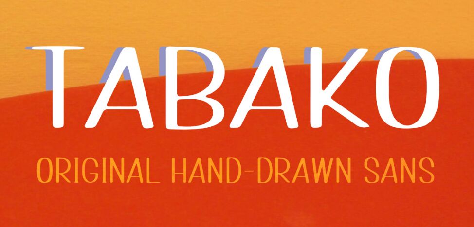 TABAKO Free Sans Typeface Font