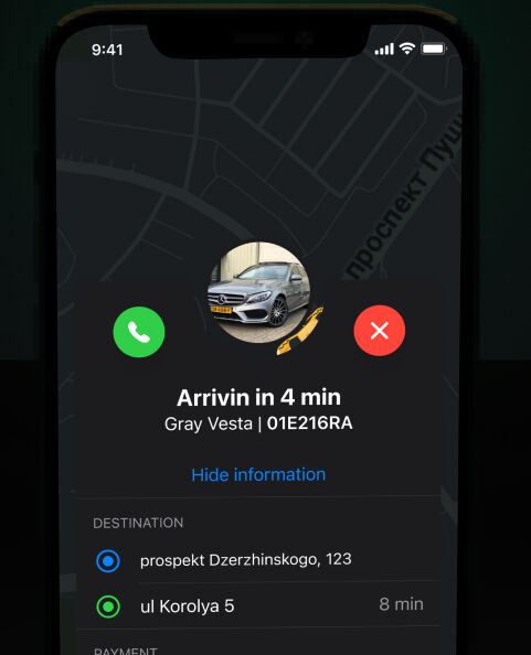 Taxi Booking iOS app Design