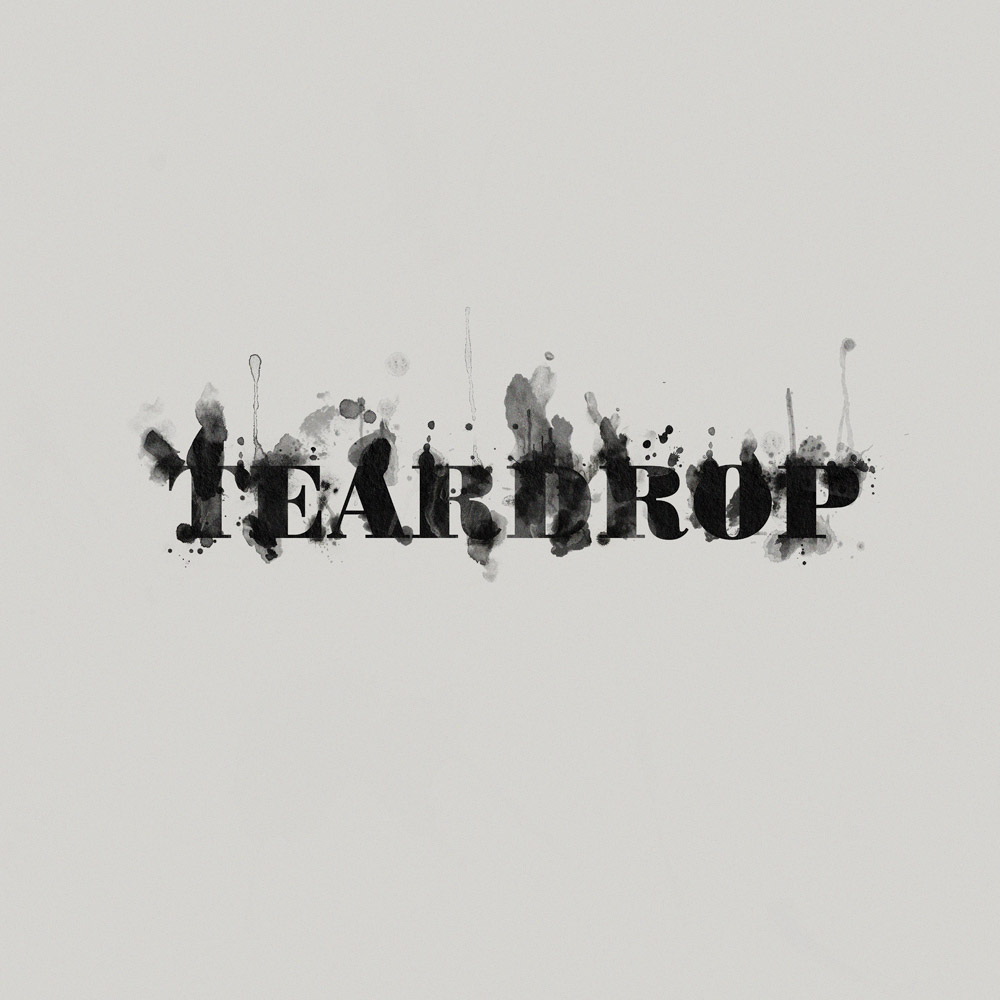 Teardrop typeface