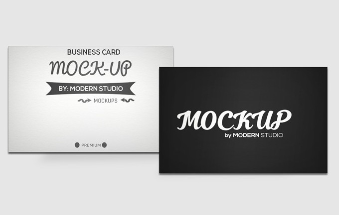 Three Free Business Card Mockups