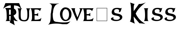 True Love's Kiss Font